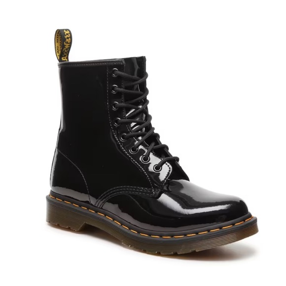 Patent Leather Dr. Marten Boots - Picture 3 of 6